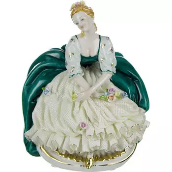 Статуэтка Девушка с Цветами (17 см)