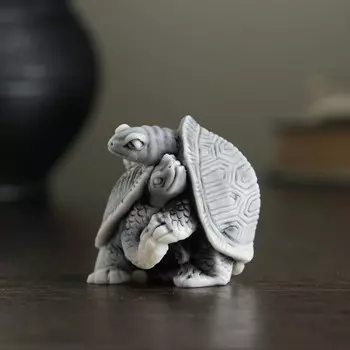 Статуэтка Две черепахи (4 см)