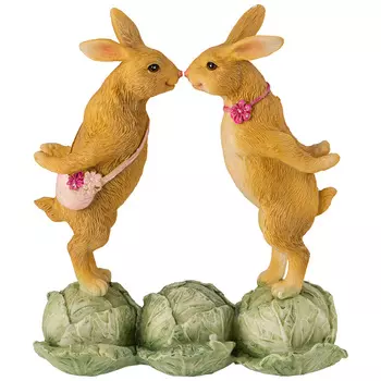 Статуэтка Кролики (13х6х15 см)