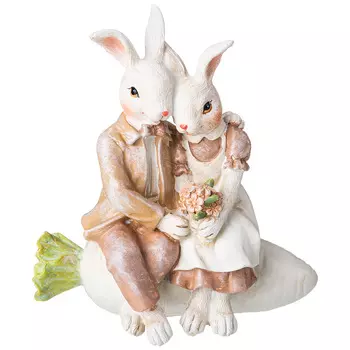 Статуэтка Кролики (13х7х14 см)