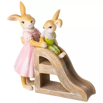 Статуэтка Кролики (14х6х15 см)