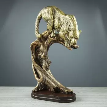 Статуэтка Леопард на дереве (11х22х42 см)