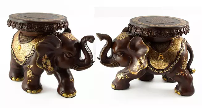 Статуэтка-подставка Слон (33х28х45 см)