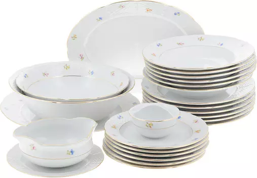 Столовый Мелкие цветы (24 предмета)