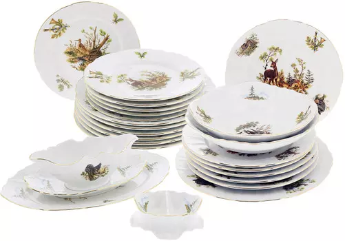 Столовый Охотничьи сюжеты (24 предмета)