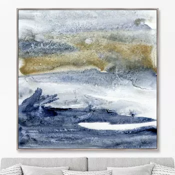 Storm waves on the ocean (105х105 см)