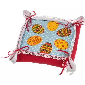 Текстильная корзинка Пасхальный цыплёнок (36х36 см)