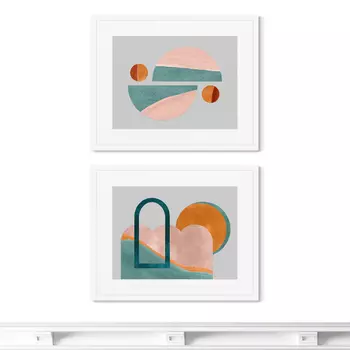 Sunny day etude (42х52 см - 2 шт)