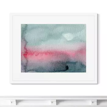 Sunset on the river (42х52 см)