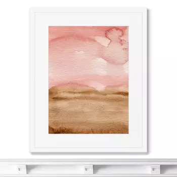 Sunset over the field (42х52 см)