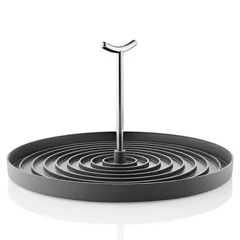 Сушилка для посуды цвет: черный (30х2х30 см)