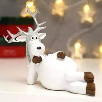 Сувенир Белый олешка (20х9х12 см)