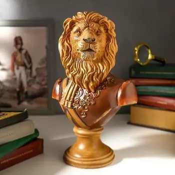 Сувенир Бюст льва-полководца (22х15х34 см)