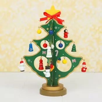 Сувенир Елка на подставке в ассортименте (17х22 см)