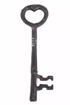 Сувенир Ключ Цвет: Черный, Белый (1х3х15 см)