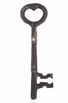 Сувенир Ключ Цвет: Черный, Зеленый (1х3х15 см)