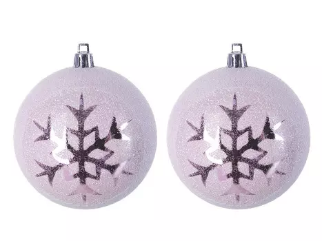 Сувенир Набор Шаров Новогодних (8 см - 2 шт)