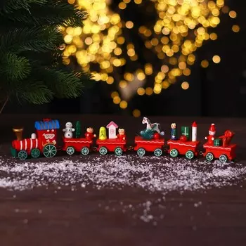 Сувенир Новогодний поезд (32 см)
