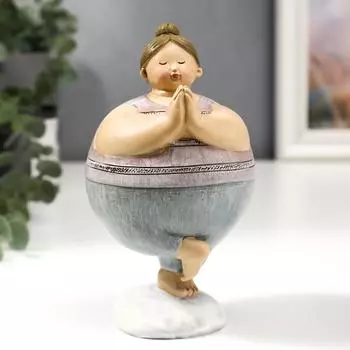 Сувенир Пышечка - асана Дерево (9х9х15 см)