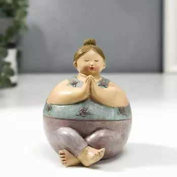 Сувенир Пышечка медитирует (9х10х11 см)