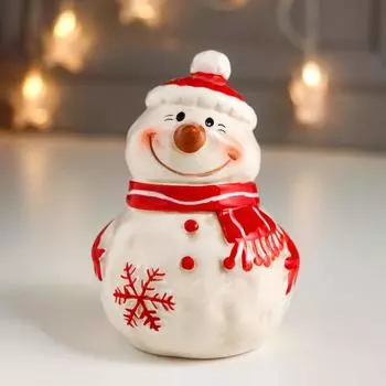 Сувенир Снеговик (10х10х14 см)