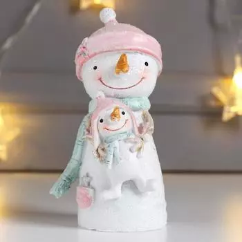 Сувенир Снеговик (7х7х13 см)