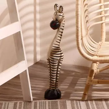 Сувенир Зебра Тихон (11х11х60 см)