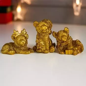 Сувенир Золотой тигрёнок в ассортименте (5х5х7 см)