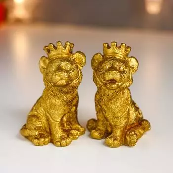 Сувенир Золотой тигрёнок в ассортименте (5х5х7 см)