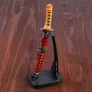 Сувенирное оружие Катана на подставке в ассортименте (2х3х16 см)