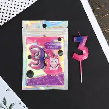 Свеча 3 (9х2,8х1 см)