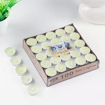 Свеча Чайная (18х18х5 см)