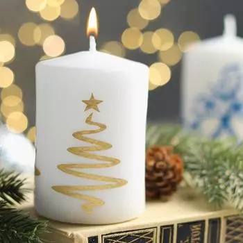 Свеча Ёлочка (8 см)