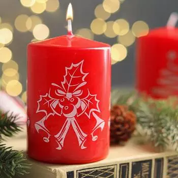 Свеча Колокольчики (8 см)