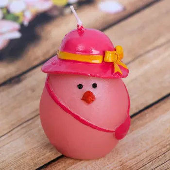 Свеча Курочка в шляпке (4х4х6 см)