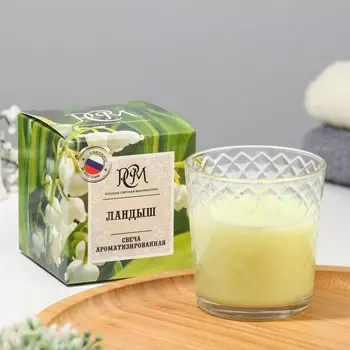 Свеча Ландыш (8х9 см)