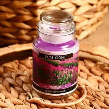 Свеча Лаванда (6х6х9 см)