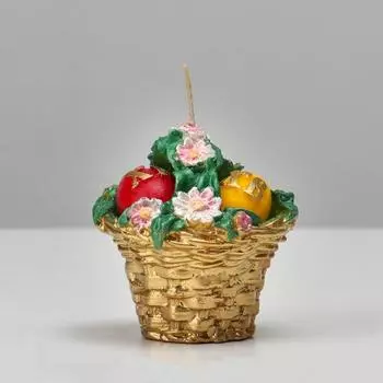 Свеча Пасхальная корзиночка (9 см)