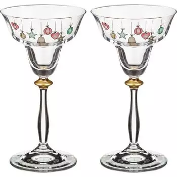 Свеча-подсвечник Ёлочные Игрушки (10х19 см - 2 шт)