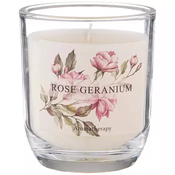 Свеча Rose geranium (8х9 см)
