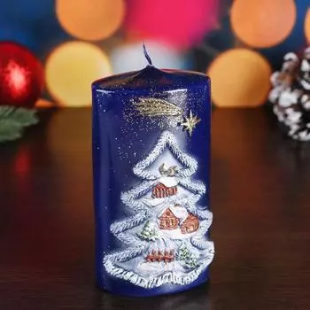 Свеча Рождественский вечер (15 см)