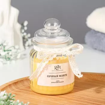 Свеча Сочный манго (8х8х13 см)