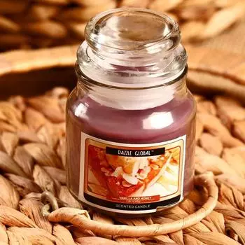 Свеча Ваниль и мед (6х6х9 см)