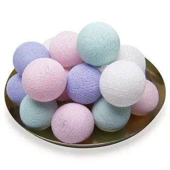 Тайская гирлянда More Цвет: Мятный, Розовый, Фиолетовый (410 см)