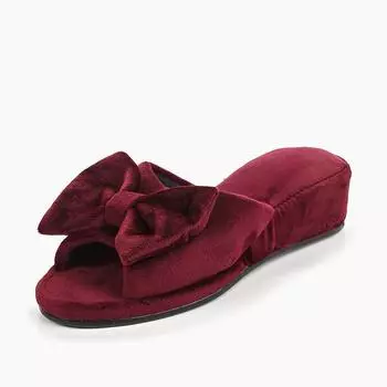 Тапочки Carla цвет: бордовый (36-37)