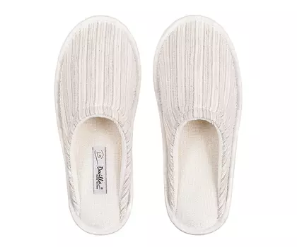 Тапочки домашние Stripes цвет: белый (37-38)