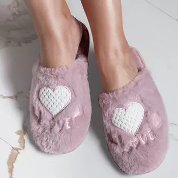 Тапочки Lovely сухая роза (41)