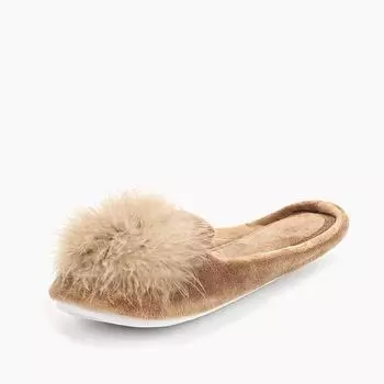 Тапочки Valeri цвет: бежевый (36-37)