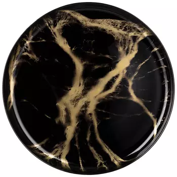 Тарелка Black marble (28х2 см)