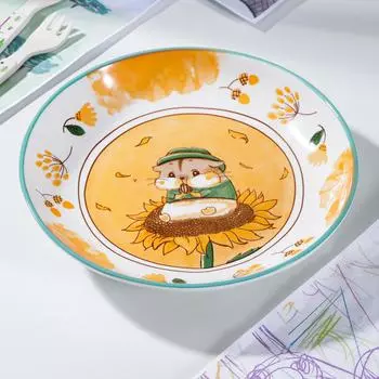 Тарелка Бурундук (20х20х4 см)